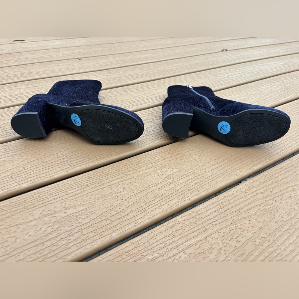 Unisa Dark Blue Ankle Boots - Picture 6 of 9